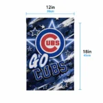 Chicago Cubs Garden Flag Customized Glowing Star Blue Best Selling