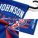 Chicago Cubs Garden Flag Personalized Distressed Stripes Blue Best Selling