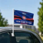 Chicago Cubs House Flag Custom Brushed Streaks Blue Best Selling