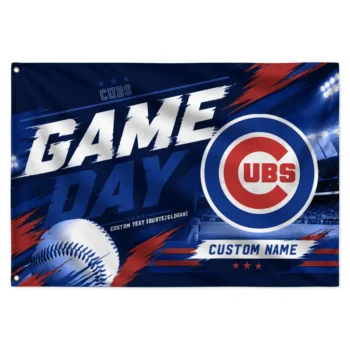 Chicago Cubs House Flag Custom Tech Panels Blue Best Selling