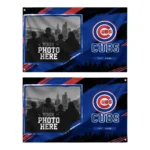 Chicago Cubs House Flag Personalized Framed Photo Blue Black Best Selling