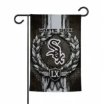 Chicago White Sox Garden Flag Custom Laurel Wreath Black Best Selling