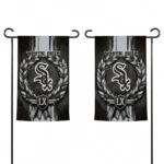 Chicago White Sox Garden Flag Custom Laurel Wreath Black Best Selling