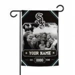 Chicago White Sox Garden Flag - Custom Photo Frame Black
