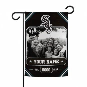 Chicago White Sox Garden Flag - Custom Photo Frame Black