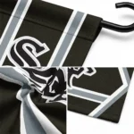 Chicago White Sox Garden Flag Customized Chevron Stripes Black Best Selling
