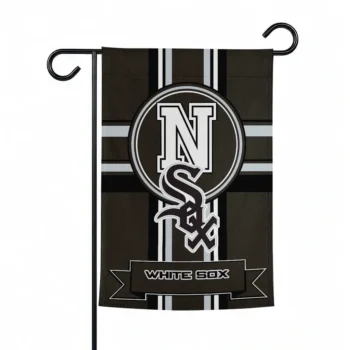 Chicago White Sox Garden Flag Customized Circle Medallion Black Best Selling