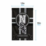 Chicago White Sox Garden Flag Customized Circle Medallion Black Best Selling