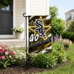 Chicago White Sox Garden Flag Personalized Glowing Star Black Best Selling