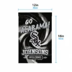 Chicago White Sox Garden Flag Personalized Swirl Vortex Black Best Selling