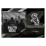 Chicago White Sox House Flag Custom Framed Photo Black Best Selling