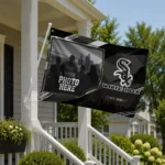 Chicago White Sox House Flag Custom Framed Photo Black Best Selling