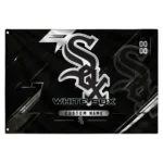 Chicago White Sox House Flag Custom Speed Slashes Black Best Selling
