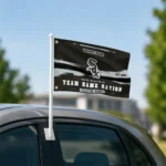 Chicago White Sox House Flag Customized Brushed Streaks Black Best Selling