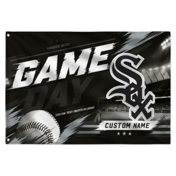 Chicago White Sox House Flag Customized Tech Panels Black Best Selling