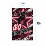 Cincinnati Bearcats Garden Flag Custom Glowing Star Red Best Selling