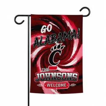 Cincinnati Bearcats Garden Flag Custom Swirl Vortex Red Best Selling