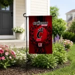 Cincinnati Bearcats Garden Flag Customized Laurel Wreath Red Best Selling