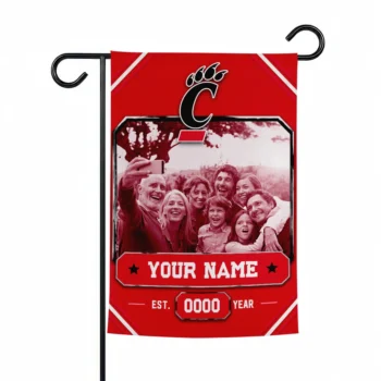 Cincinnati Bearcats Garden Flag - Customized Photo Frame Red