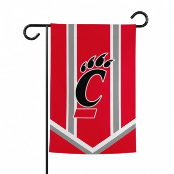 Cincinnati Bearcats Garden Flag Personalized Chevron Stripes Red Best Selling