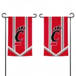 Cincinnati Bearcats Garden Flag Personalized Chevron Stripes Red Best Selling