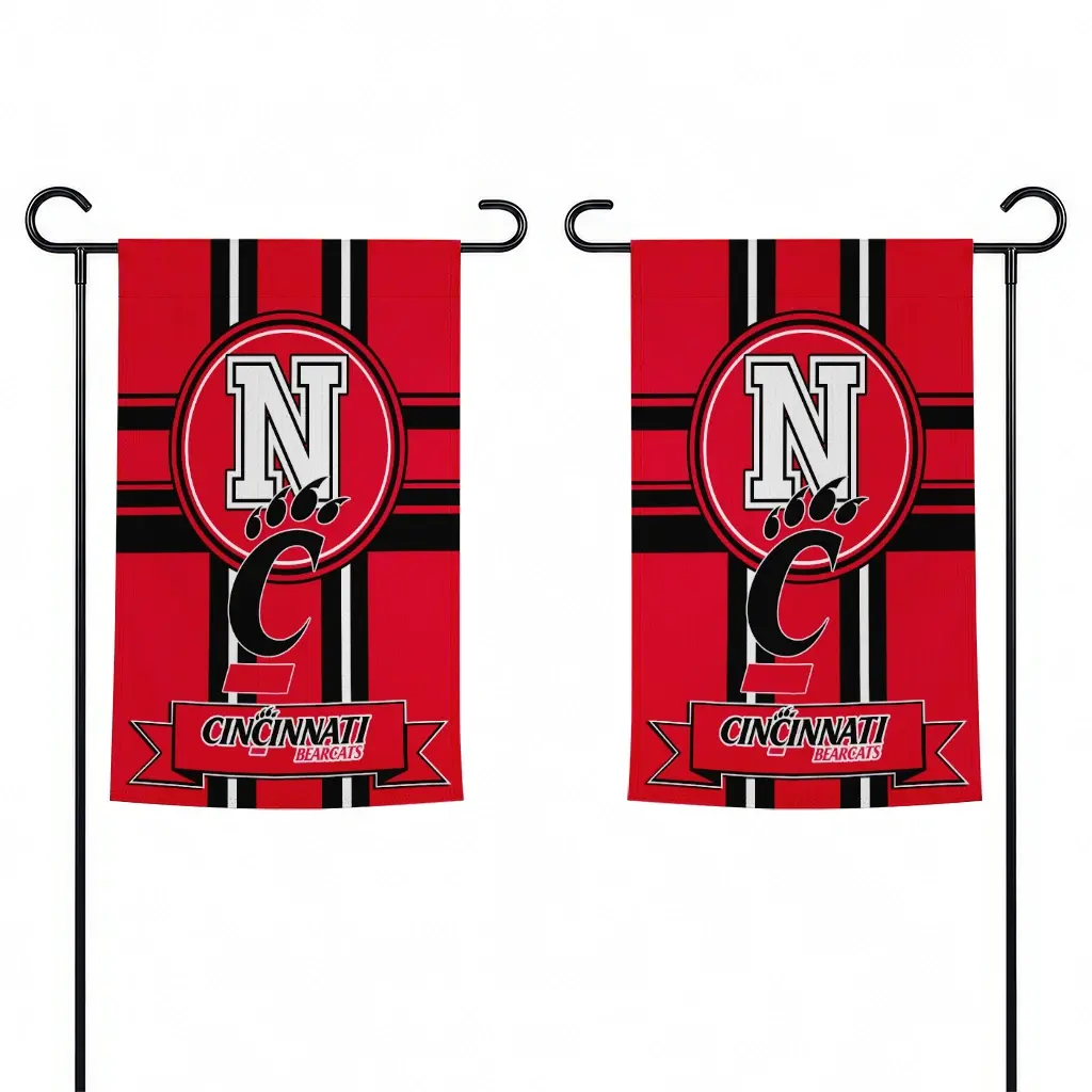 Cincinnati Bearcats Garden Flag Personalized Circle Medallion Red Fashion Forward Cincinnati Bearcats Garden Flag Personalized Circle Medallion Red Fashion Forward