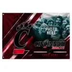 Cincinnati Bearcats House Flag Custom Diagonal Stripes Red Best Selling