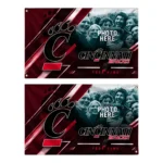Cincinnati Bearcats House Flag Custom Diagonal Stripes Red Best Selling
