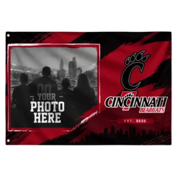 Cincinnati Bearcats House Flag Customized Framed Photo Red Black Best Selling