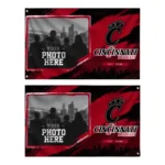 Cincinnati Bearcats House Flag Customized Framed Photo Red Black Best Selling