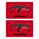 Cincinnati Bearcats House Flag Personalized Ornate Border Red Best Selling