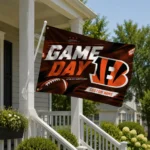 Cincinnati Bengals House Flag Custom Action Streaks Orange Best Selling