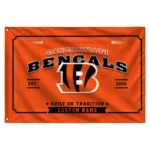 Cincinnati Bengals House Flag Personalized Ornate Border Orange Best Selling