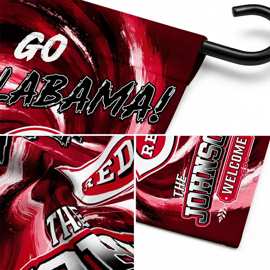 Cincinnati Reds Garden Flag Custom Swirl Vortex Red Latest Model Cincinnati Reds Garden Flag Custom Swirl Vortex Red Latest Model