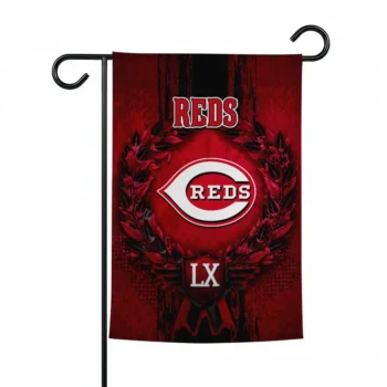 Cincinnati Reds Garden Flag Customized Laurel Wreath Red Best Selling
