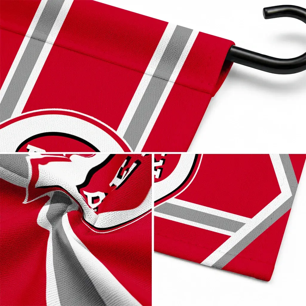 Cincinnati Reds Garden Flag Personalized Chevron Stripes Red Latest Model Cincinnati Reds Garden Flag Personalized Chevron Stripes Red Latest Model