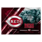 Cincinnati Reds House Flag Custom Diagonal Stripes Red Best Selling