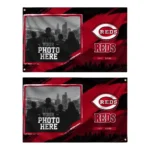 Cincinnati Reds House Flag Customized Framed Photo Red Black Best Selling