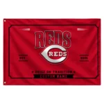 Cincinnati Reds House Flag Personalized Ornate Border Red Best Selling