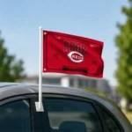 Cincinnati Reds House Flag Personalized Ornate Border Red Best Selling