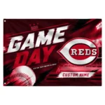 Cincinnati Reds House Flag Personalized Tech Panels Red Best Selling