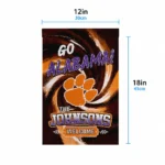 Clemson Tigers Garden Flag Customized Swirl Vortex Orange Best Selling
