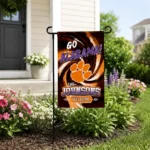 Clemson Tigers Garden Flag Customized Swirl Vortex Orange Best Selling