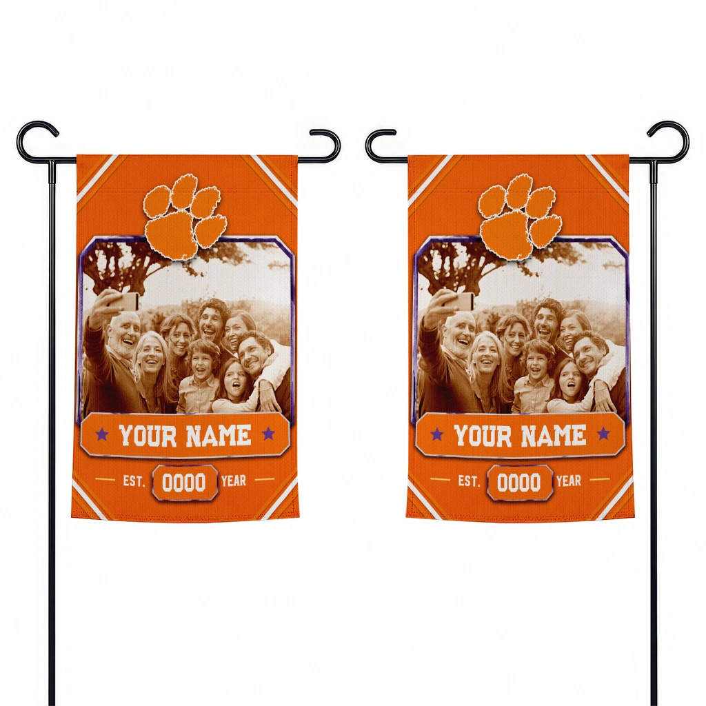 clemson-tigers-garden-flag-personalized-photo-frame-orange-fashion-forward.webp