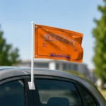Clemson Tigers House Flag Custom Ornate Border Orange Best Selling