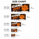Clemson Tigers House Flag Customized Action Streaks Orange Best Selling