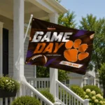 Clemson Tigers House Flag Customized Action Streaks Orange Best Selling