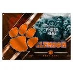 Clemson Tigers House Flag Customized Diagonal Stripes Orange Best Selling
