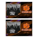 Clemson Tigers House Flag Personalized Framed Photo Orange Black Best Selling
