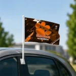 Clemson Tigers House Flag Personalized Speed Slashes Orange Best Selling